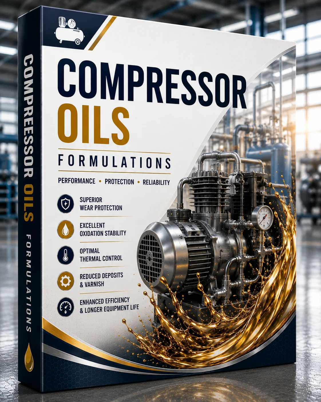 Compressor Oils — Reciprocating, Rotary Screw & Centrifugal Formulation Handbook (Volume 3)