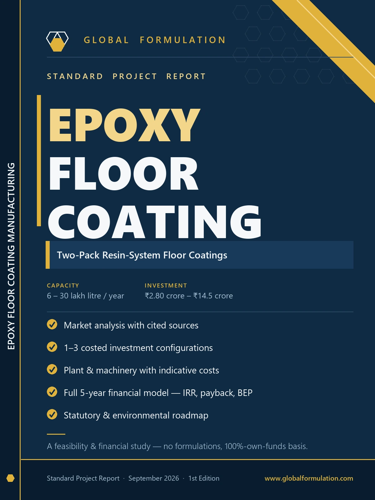 Epoxy Floor Coating Manufacturing — Standard Project Report