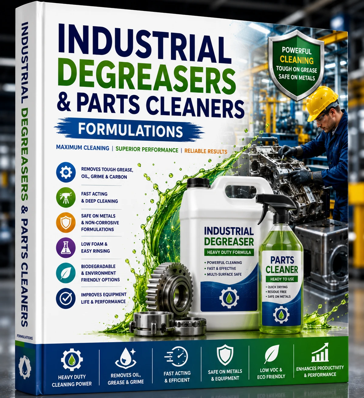 Industrial Degreasers & Parts Cleaners — Solvent & Aqueous Formulation Handbook