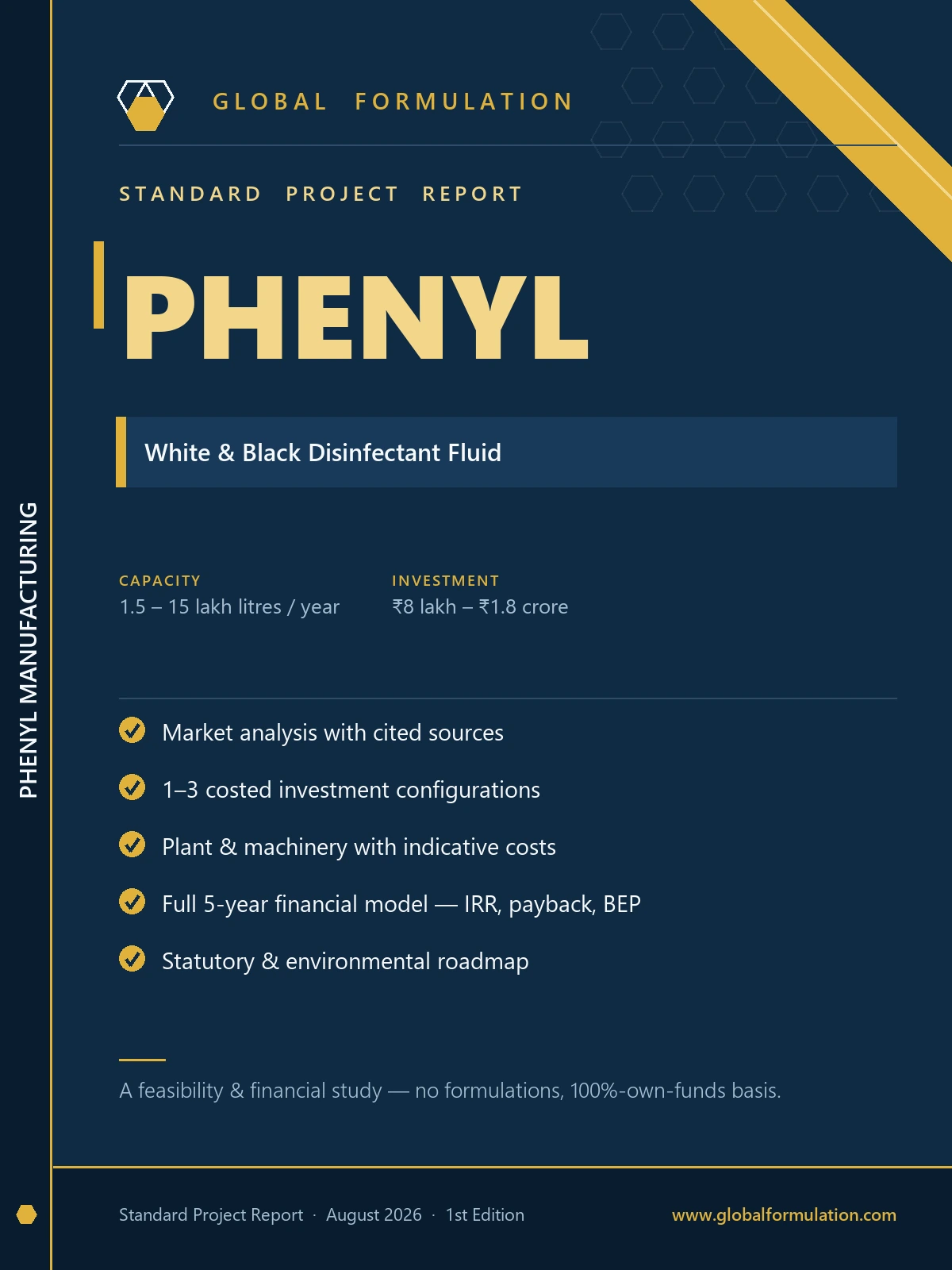 Phenyl Manufacturing — Standard Project Report