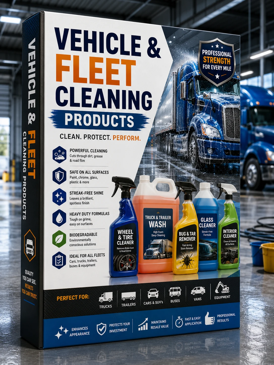 Vehicle & Fleet Cleaning Products — Car Shampoo to Industrial Wash Guide