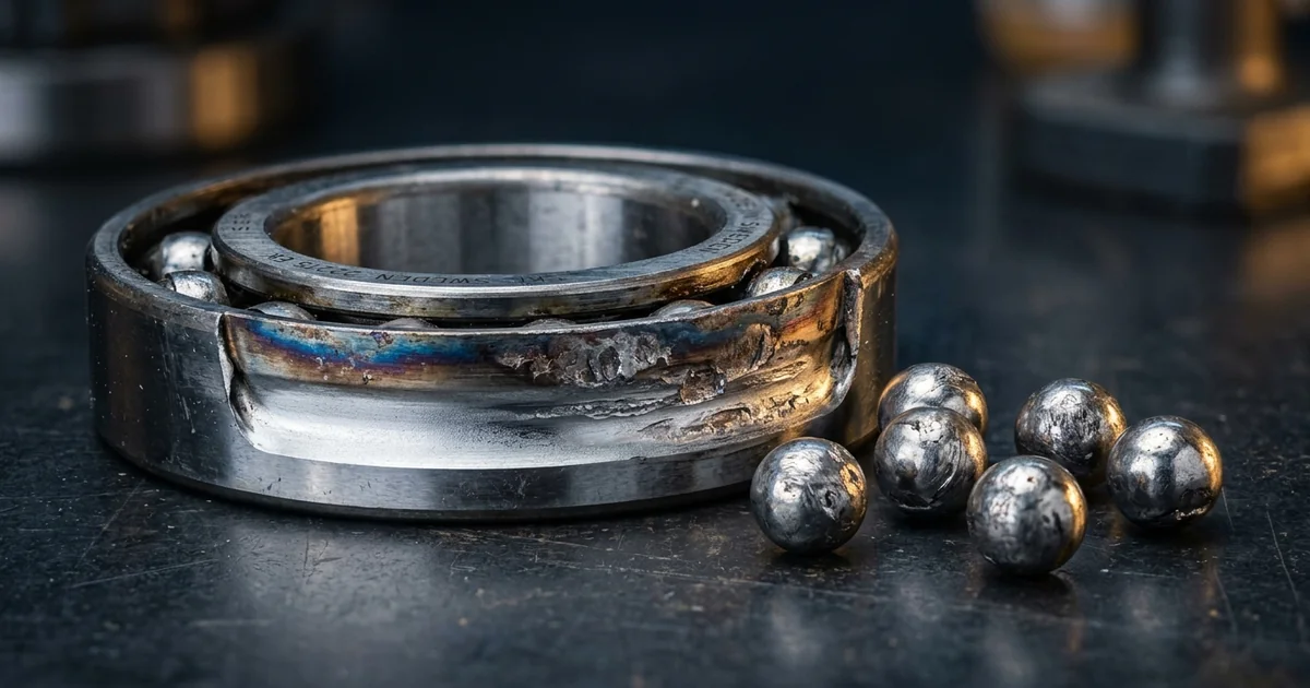 Bearing Failure from Lubricant Starvation vs Contamination