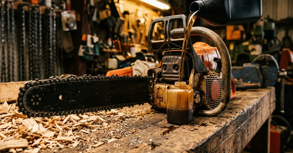 Chainsaw Bar Oil & 2-Stroke Outdoor Power Equipment Oils