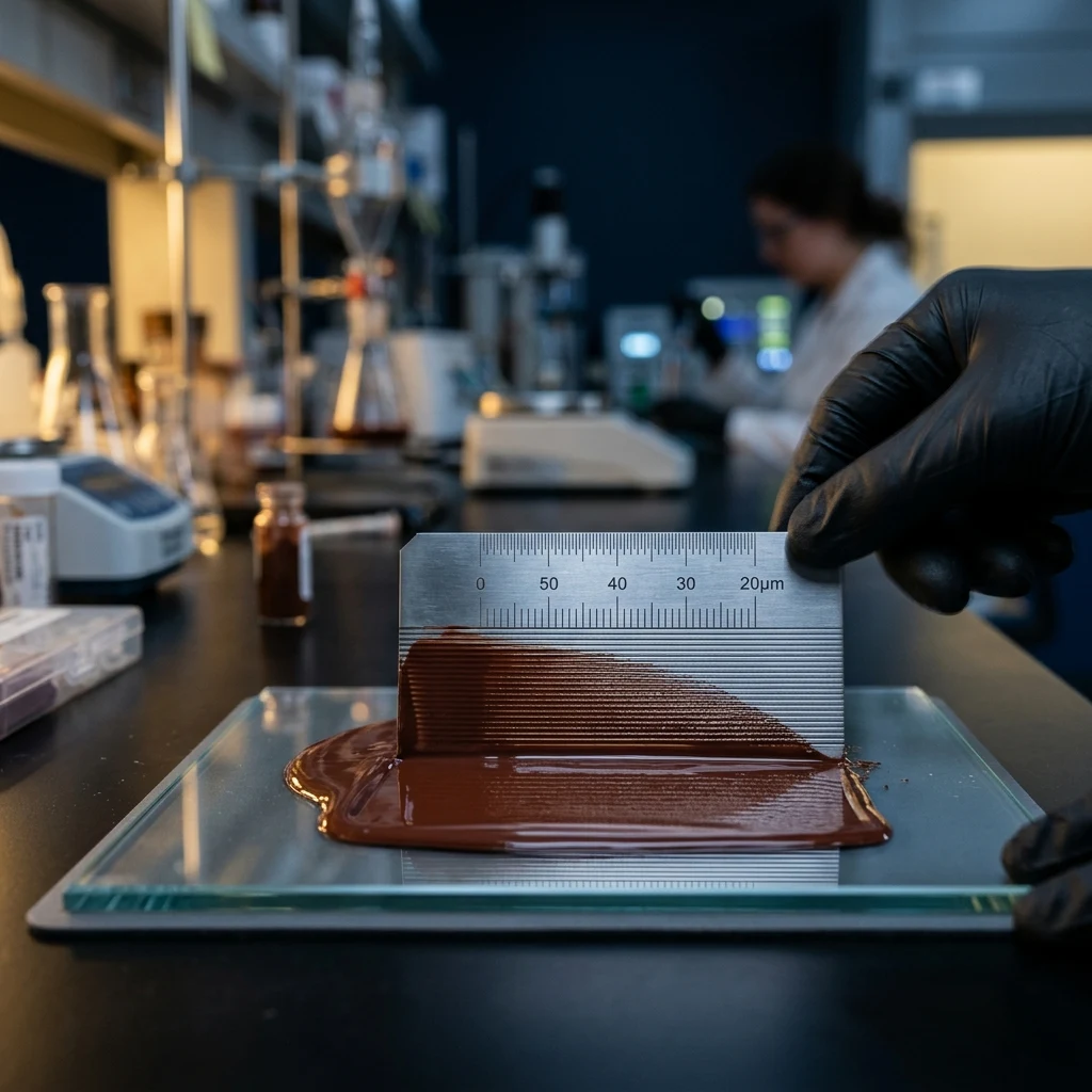 pigment dispersion fineness testing — dispersion fineness test on glass plate in cosmetic laboratory | Global Formulation