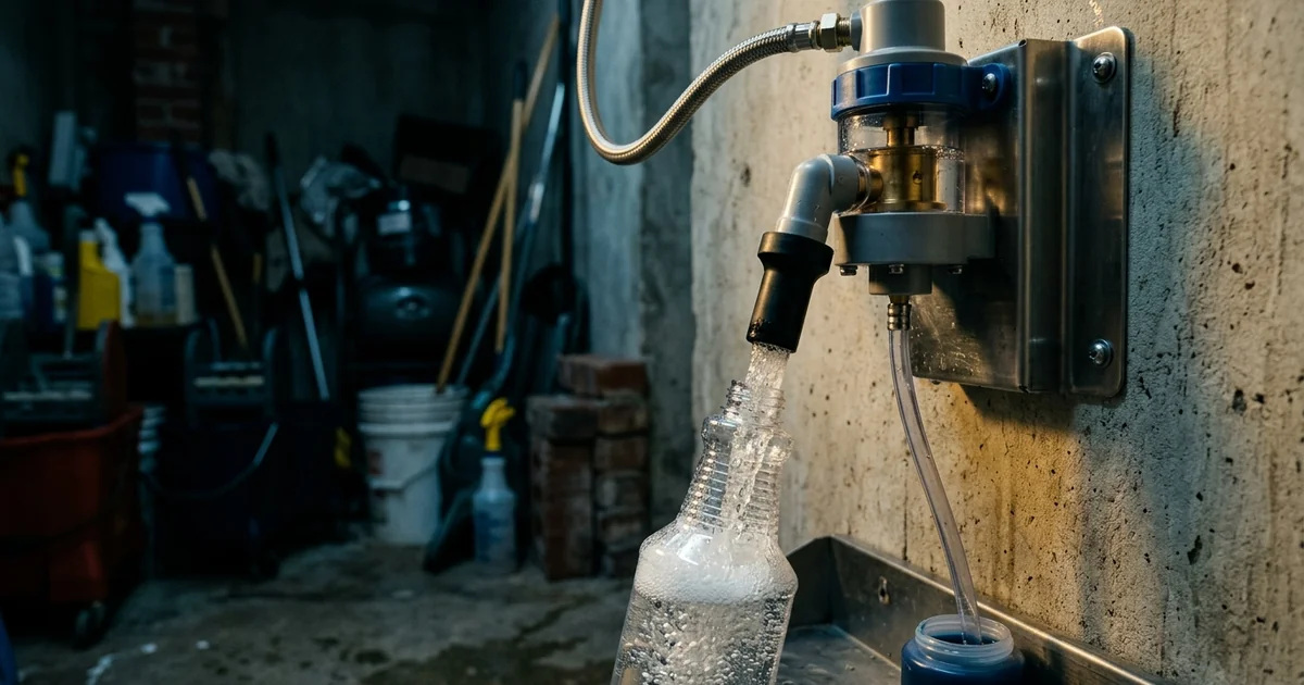 Concentrated Cleaning Chemical Dilution Systems for Institutional Use
