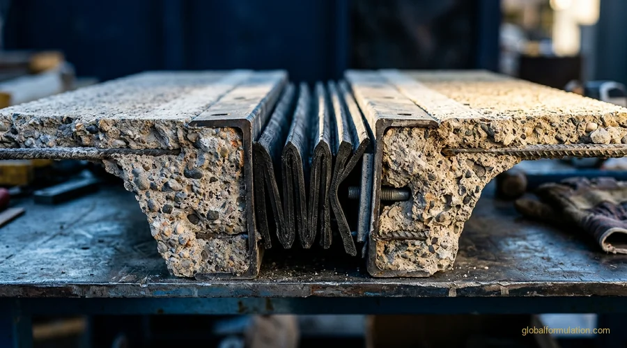 bridge deck expansion joint filler cross section | Global Formulation infographic