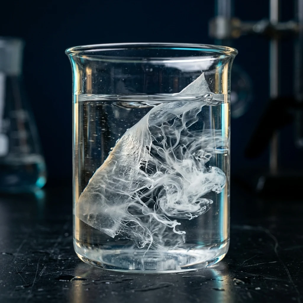 PVA film dissolution test in water — detergent pod compatibility diagram | Global Formulation