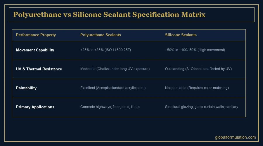 weathering test panels with sealant joints outdoors — silicone sealant weathering performance | Global Formulation infographic