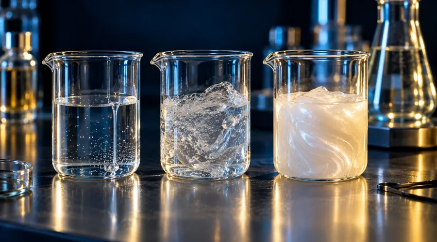Shower gel viscosity and pearlising comparison across sample batches | Global Formulation