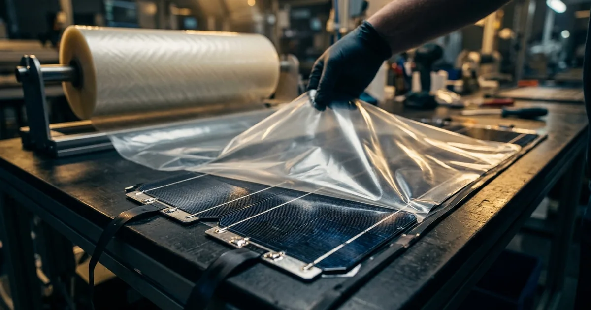 Laminating Adhesives for Solar Panel Encapsulation: EVA & POE Chemistry