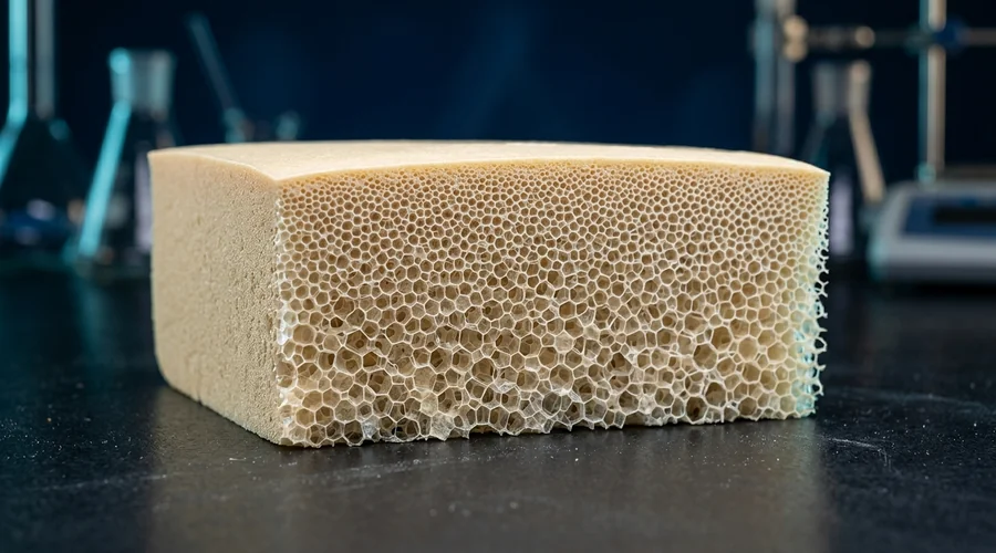 polyurethane foam sealant cell structure — cured foam cross section macro | Global Formulation