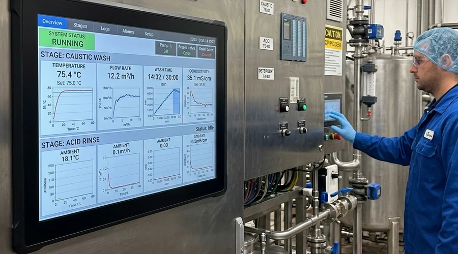 CIP cleaning selection guide infographic — cycle sequence and parameters | Global Formulation
